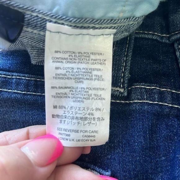 Madewell Womens Slim Straight Jeans Cotton Blend Medium Wash Size 27 - Picture 8 of 8